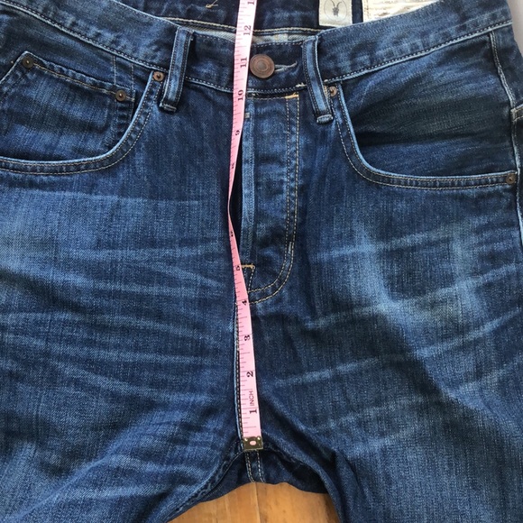 New All Saints Spitalfields Luger Cropper Runner twisted seam cropped denim jean - Picture 13 of 14